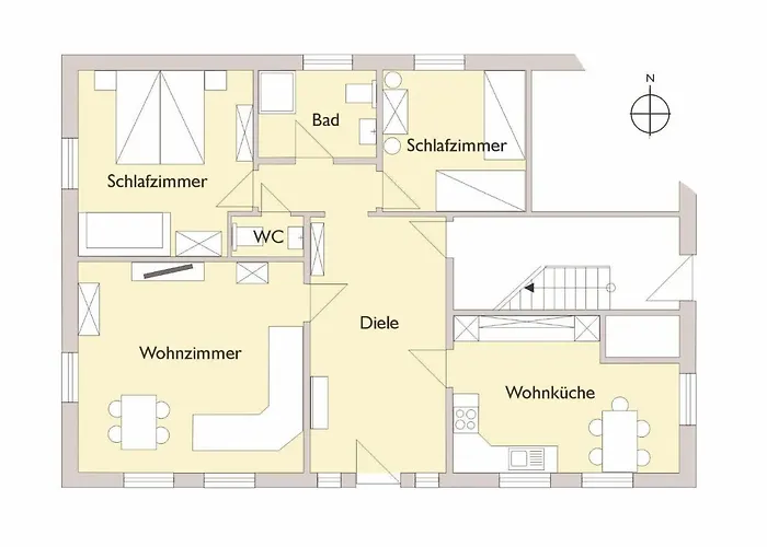 Hus-pellworm-1-ferienwohnung-meerestraum Apartment *